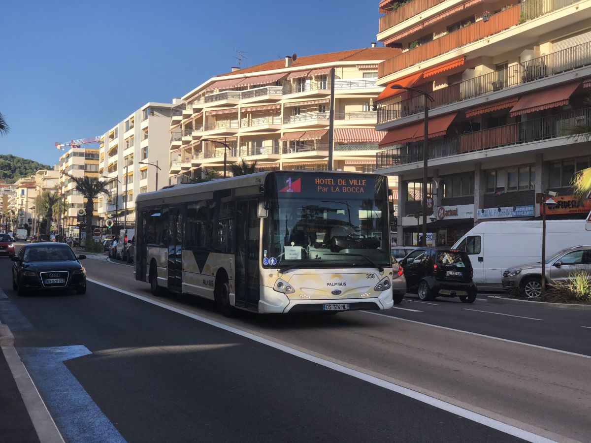 Palm Bus 358 ligne 1 barre