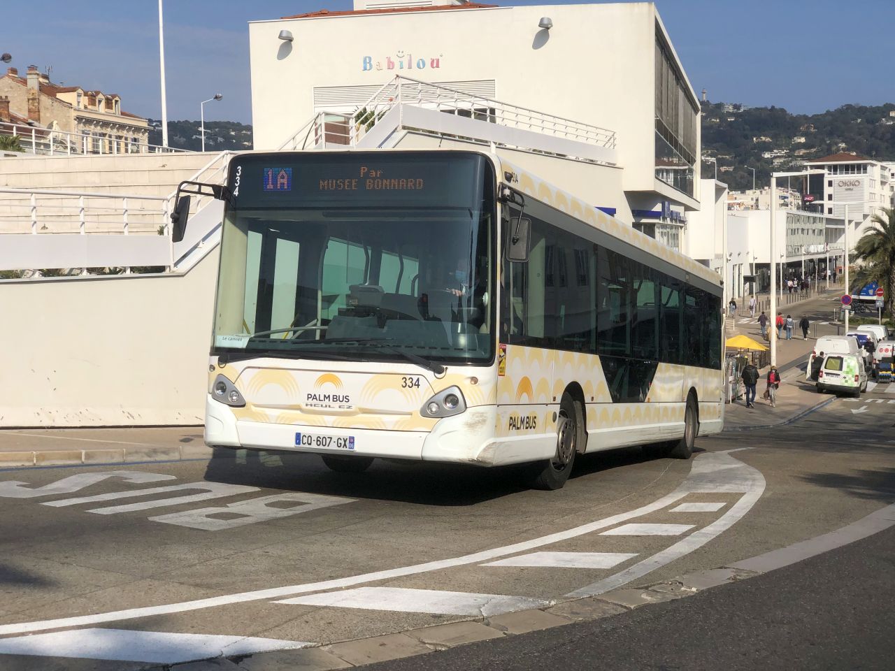 Gx327 n° 334 ligne 1A Gare SNCF de Cannes