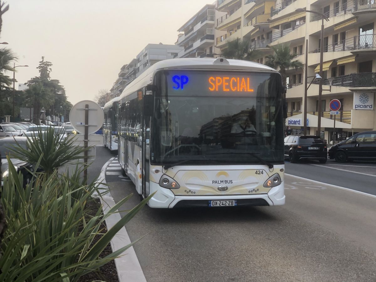 Palm Bus 424 Ligne 1 Complet Paul Doumer 2021-02-23