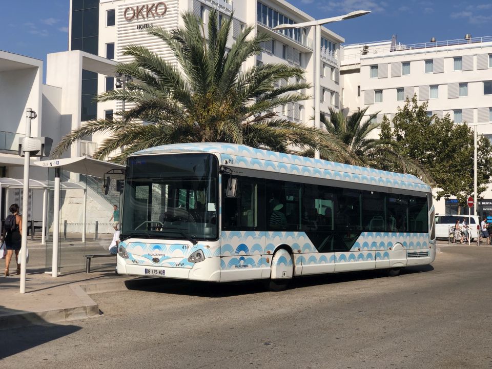 Palm Bus 419 gare SNCF de Cannes